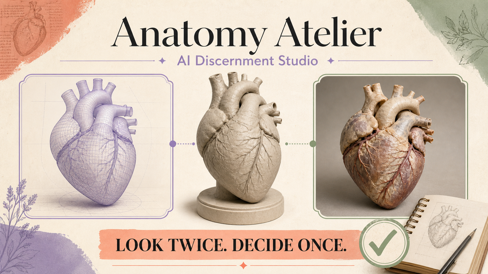 Anatomy Atelier social card: Think it is perfect? Think again.